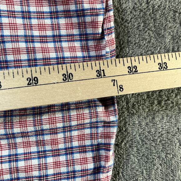 Carhartt Work Shirt Mens Medium Red Plaid Button Up Long Sleeve Outdoor Casual - Picture 8 of 9